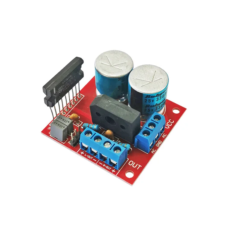 Taidacent 5 шт. TDA1521 Двухканальный аудио усилитель мощности плата 2*15 Вт DC Dual 8 20 в или AC 6