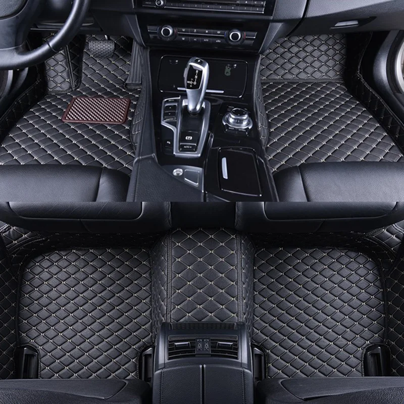 Автомобильные кожаные коврики колодки аксессуары для интерьера автомобильные