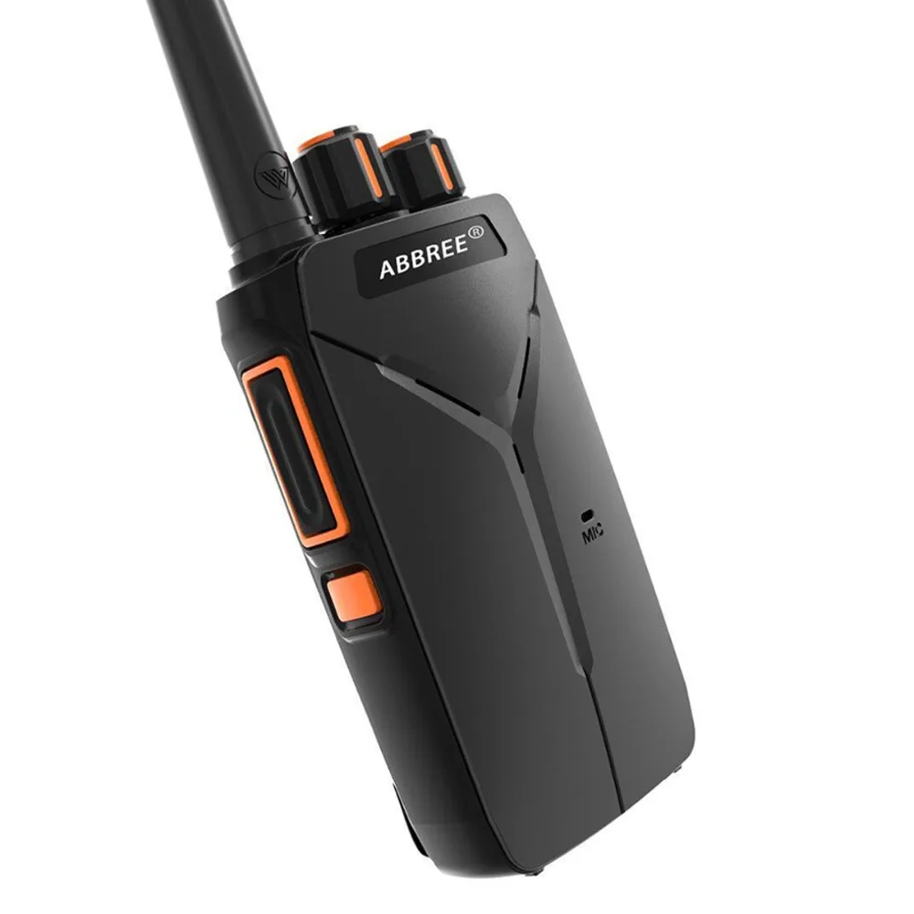 2 шт. ABBREE AR-F1 10 км Большая дальность мощная рация Портативный CB 5 Вт UHF 400-470 МГц любительский двухполосный радиоприемник