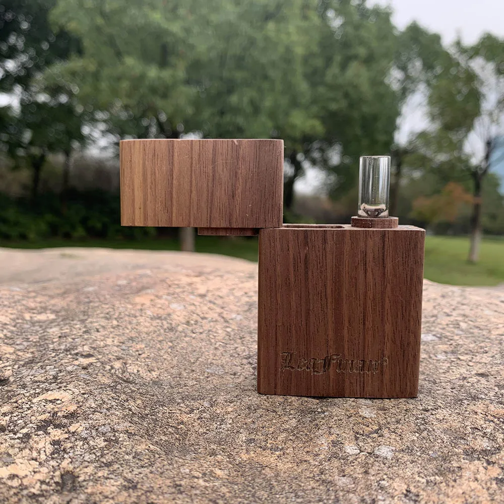 Чехол для сигарет из натурального дерева магнитный со стеклом 56*88 мм коробка