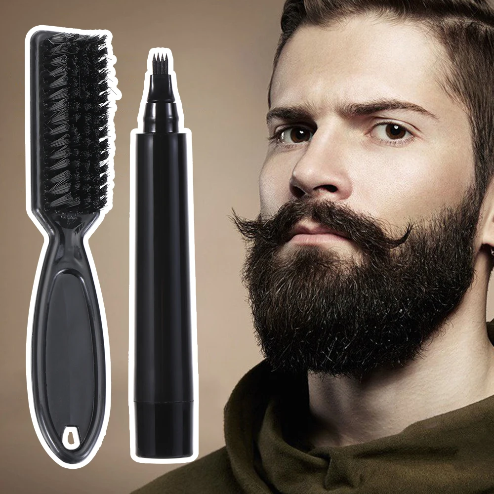 

Карандаш-наполнитель для бороды мужской, водостойкий стойкий карандаш для выращивания волос, натуральное покрытие, инструменты для ремонт...