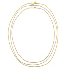 OCESRIO из чистого золота с латунным покрытием Ширина 1,5 мм ожерелье цепи для изготовления ювелирных изделий Высокое качество оптовая продажа Jewlry cana01