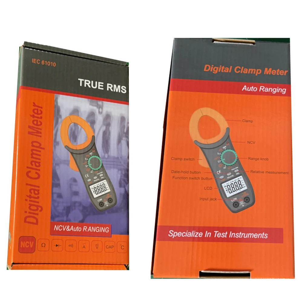 

3266TA Digital Clamp Meter Multimeter AC Current NCV AC/DC Voltage Tester Amp Volt Ohm Continuity Diode Resistance Meter