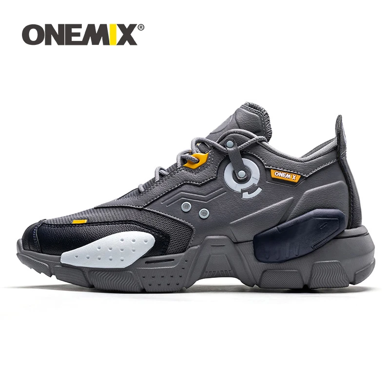 

ONEMIX Lover Athletic Sneakers 2020 New Technology Style Black Damping Comfortable Men Sports Running Shoes Tennis Dad Shoes