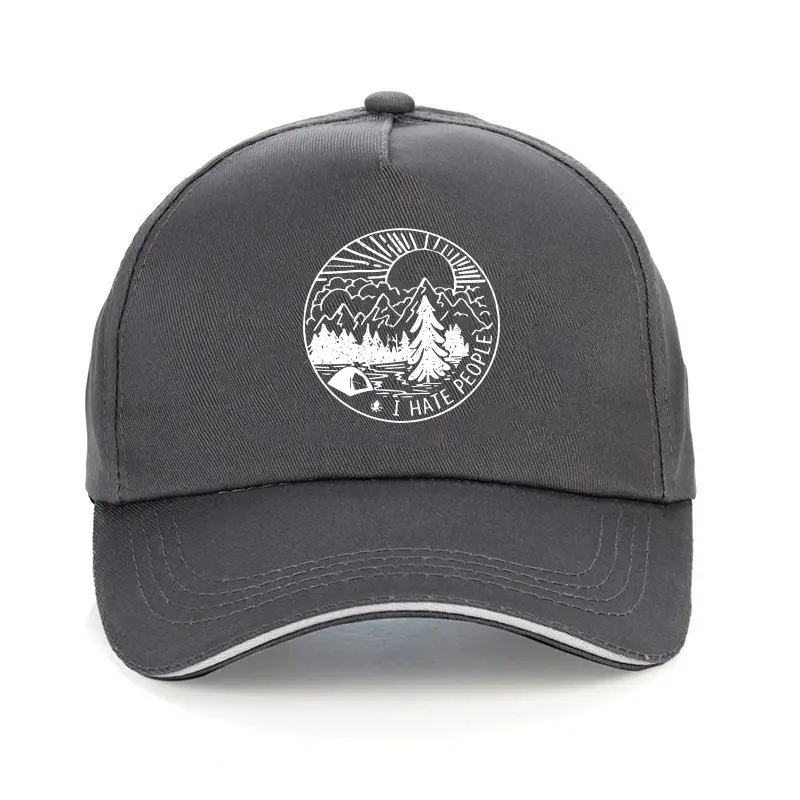 

Campings I Hate People Men's Cartoon Print Baseball cap long coat clothes tops