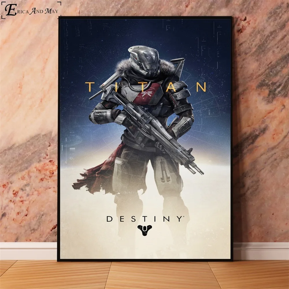 Рисунок игра Destiny холст картины Плакаты и принтами для Гостиная без рамы