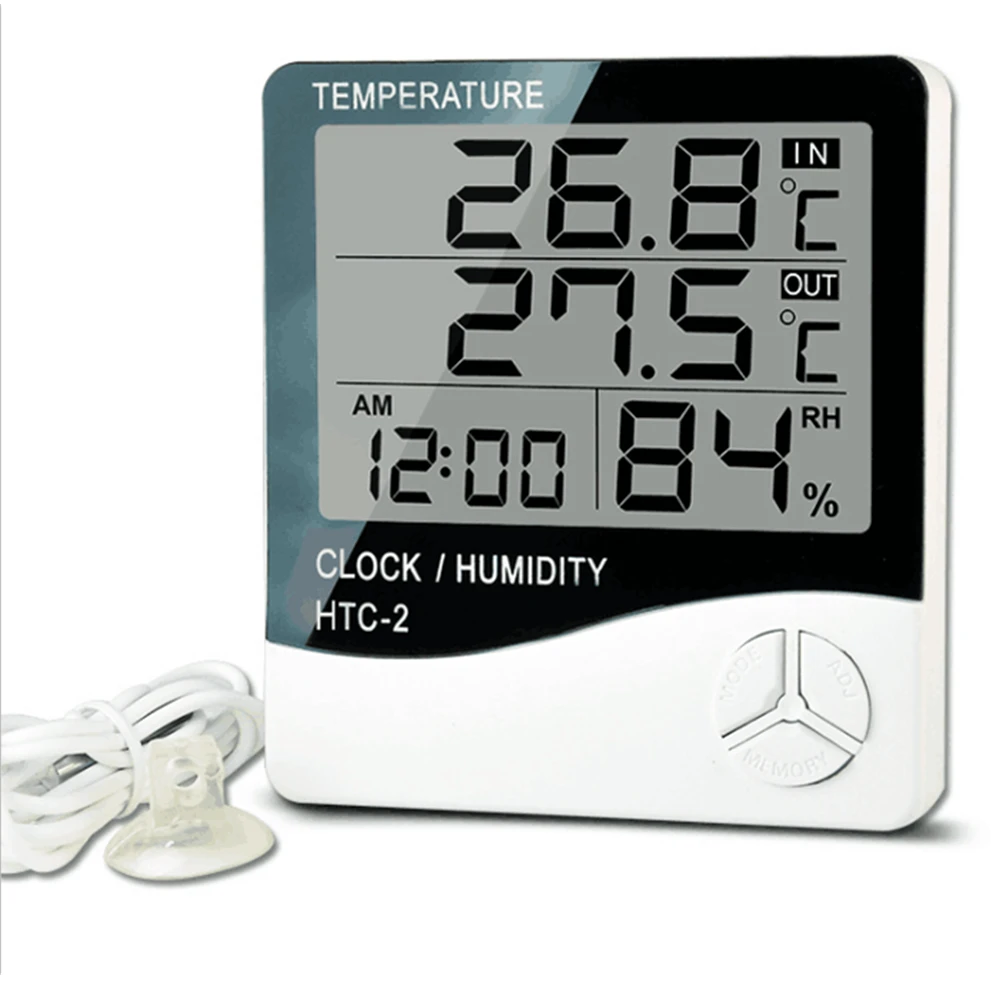 Электронный цифровой измеритель температуры и влажности с ЖК-дисплеем термометр