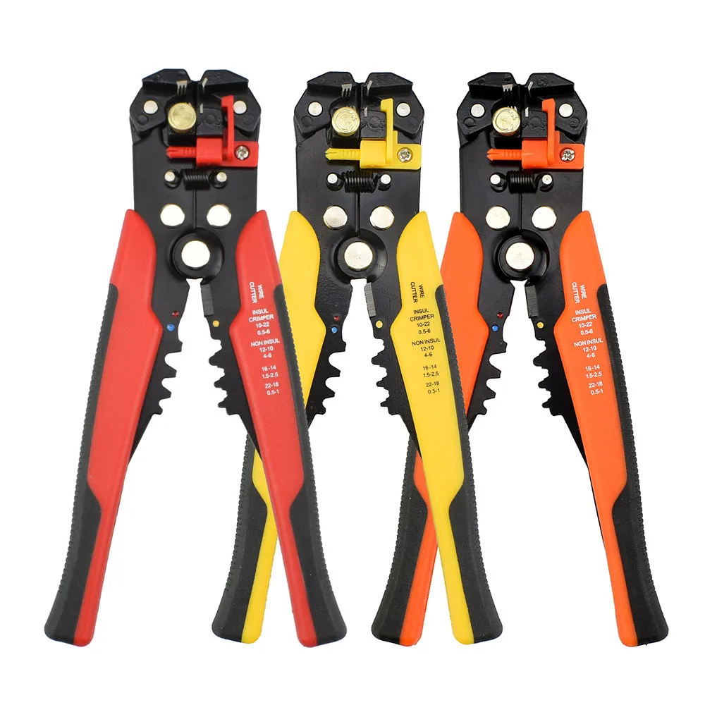 

Cable Wire Stripper Cutter Crimper Automatic Multifunctional Crimping Stripping Plier Tools Electric Hand Tool Wire Twisting