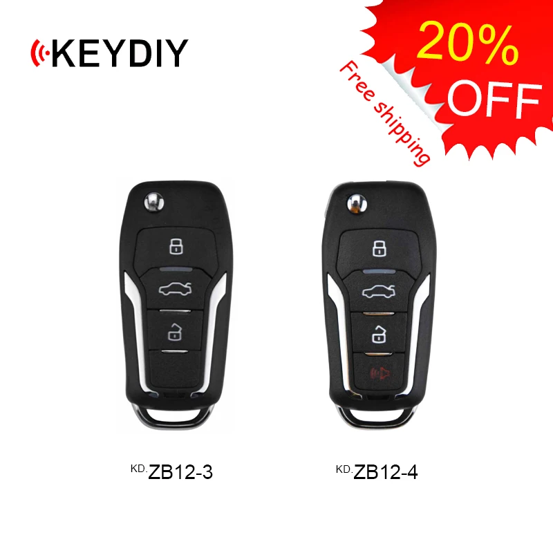 

KEYDIY KD ZB12-3/4 многофункциональный пульт дистанционного управления KD900/KD200 // URG200 Mini