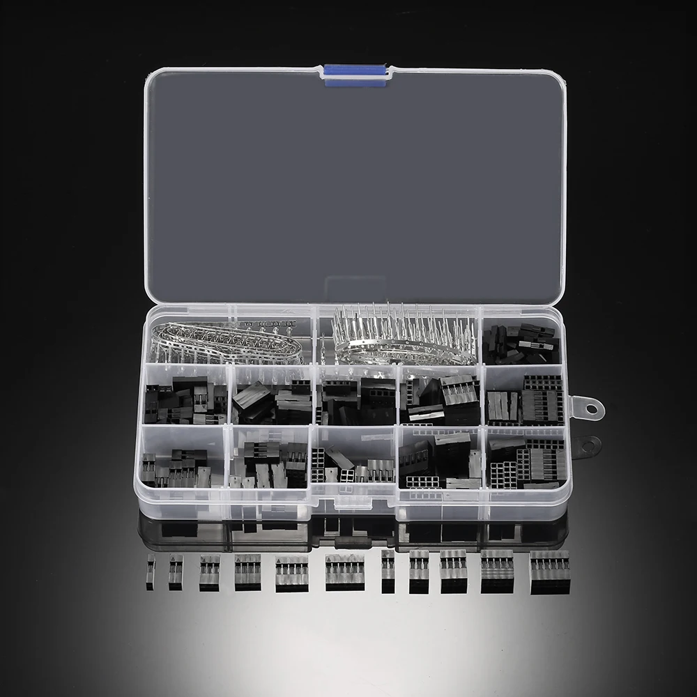 Новый 420 шт разноцветный свитер провода штыревой разъем Корпус Комплект и M/F