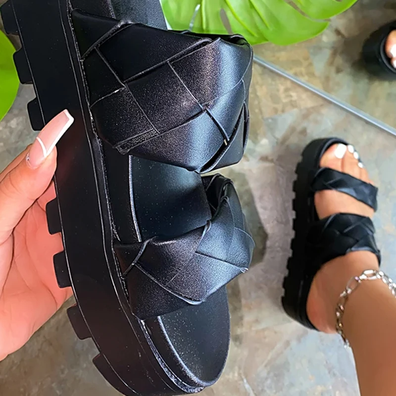 

Summer Women Sandals Wedge Sandal Female Casual Slides Woman Platform Shoes Ladies Outdoor Beach Sandalias Para Mujer 2021