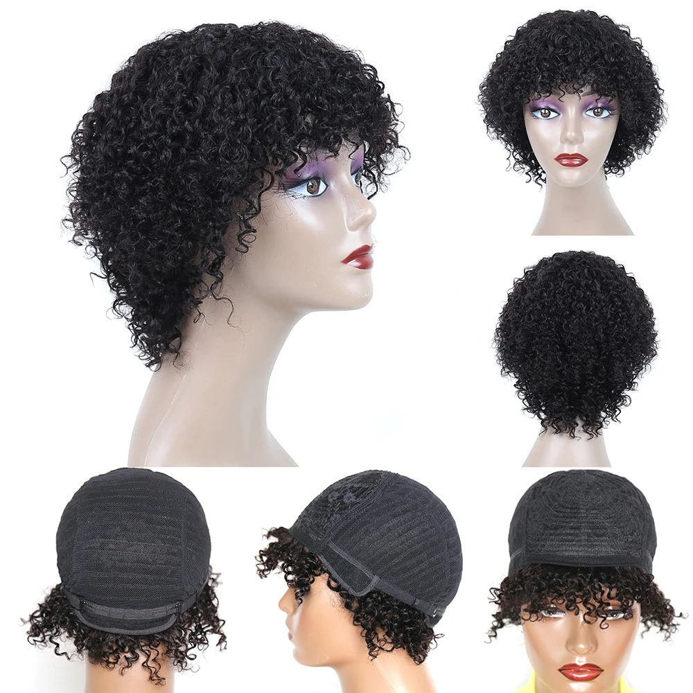 Yavida афро вьющиеся парики для лета без клея перуанские искусственные волосы