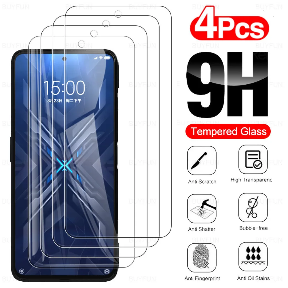 4 шт. 9H чехол из закаленного стекла для Xiaomi Black Shark Защита экрана Xiamoi 3 2 Pro 3S Защитная