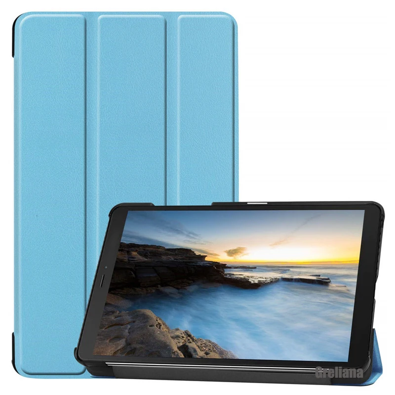 Чехол для Samsung Galaxy Tab A 8 0 дюйма 2019 жесткий умный чехол из поликарбоната флип-чехол