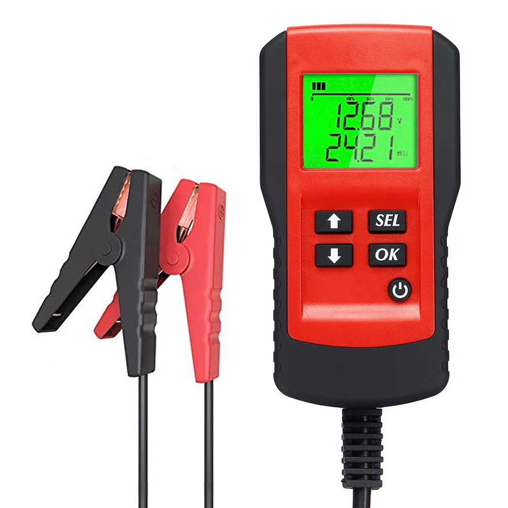

Universal 12V Car Battery Digital Tester Auto Battery Analysis Diagnostic Tool For Dry Wet Gel AGM Storage Lead Acid Battery