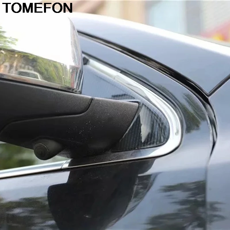 TOMEFON для Jeep Grand Cherokee 2014 2015 ABS углеродное волокно краска красная передняя дверь