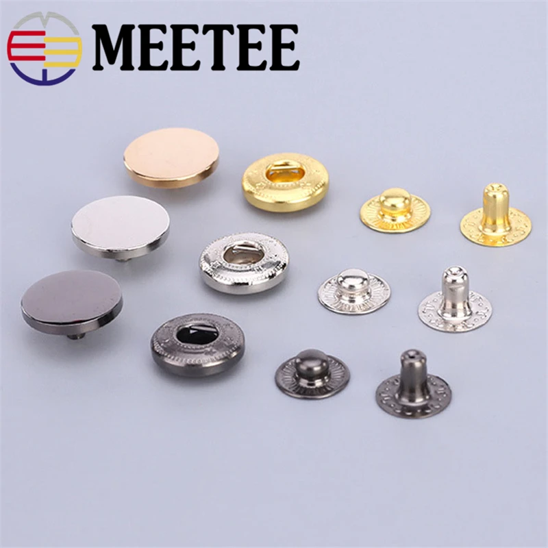 Набор металлических кнопок для шитья 20 комплектов | Дом и сад