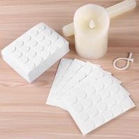 6001000pc candle wick stickers heat resistant double sided foam fixed decals diy candles crafts fittings wax making accessories