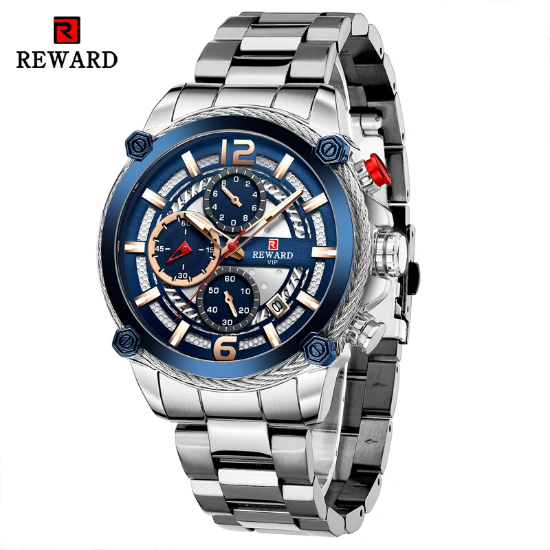 

Big Dial Watch Top Brand Men Watches Waterproof Chronograph Sport Quartz Stainless Steel Wristwatch Relogio Masculino