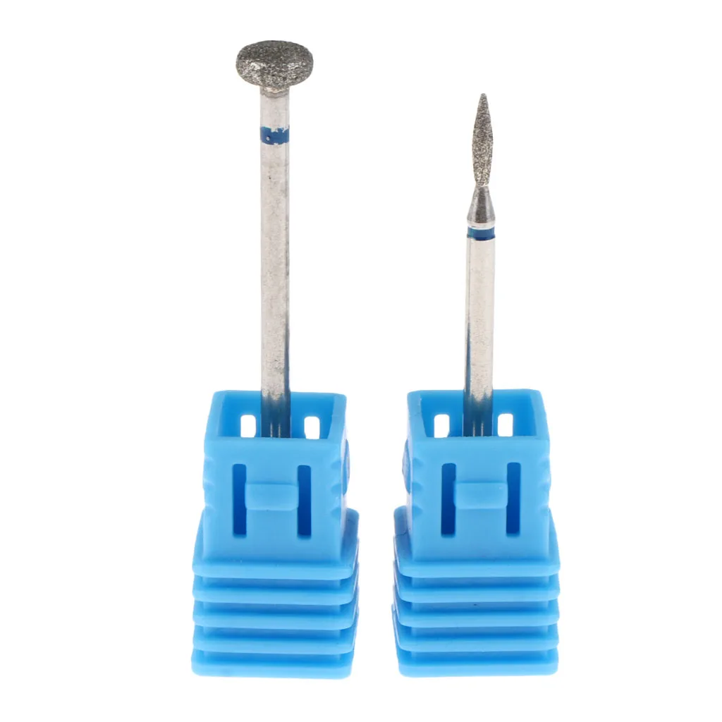 Фрезы для маникюра набор из 2 насадок чистки кутикулы с насадками полировки |