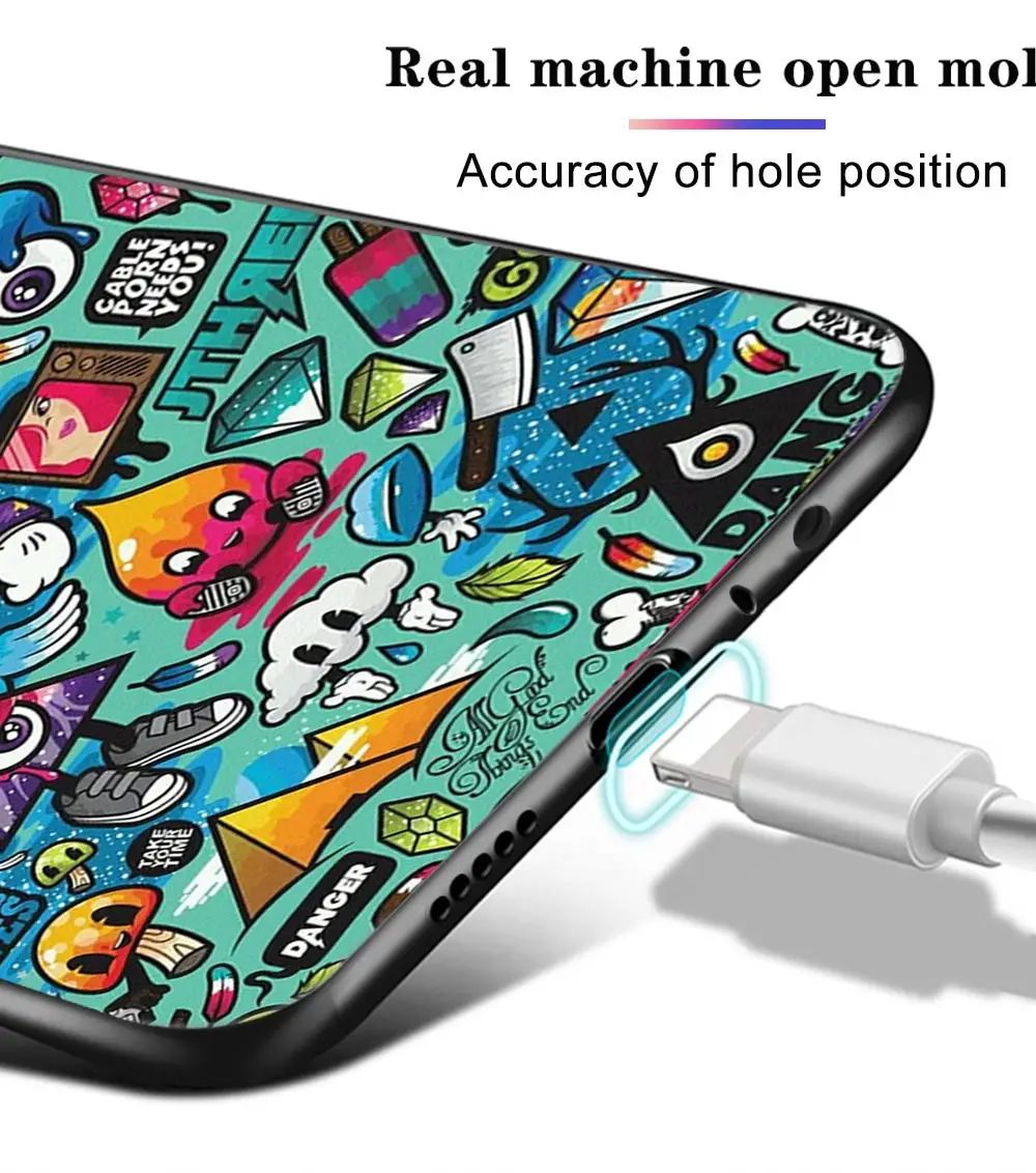 

Chocolate Case For Xiaomi Redmi Note 9 8 7 10X 8T 6 Pro Mi Note 10 9 8 9T Pro SE A3 A2 Lite F1 Phone Cases Black Cover Coque