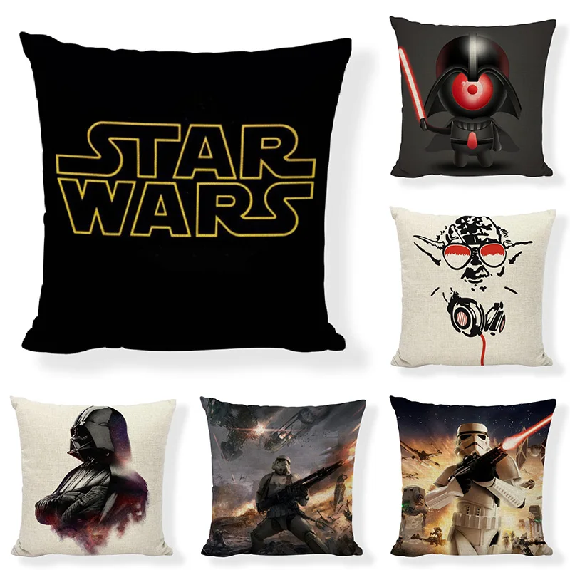 Горячая Распродажа новинка Мультяшные Звездные войны квадратная хлопковая