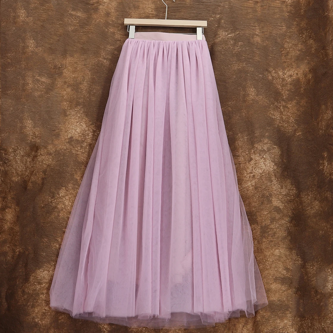 Женская длинная фатиновая юбка лучший Румяна секретного мягкого размера плюс