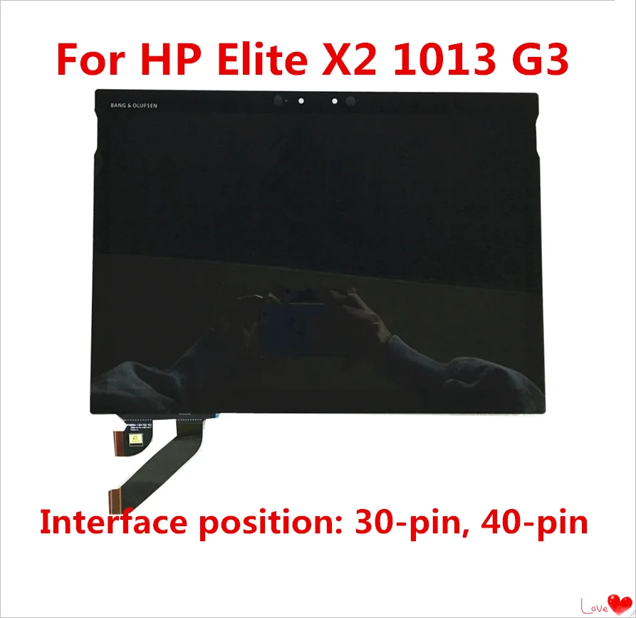 

НОВЫЙ 13-дюймовый ЖК-экран 1920X1280 EDP B130KAN01.0 40-контактный 30-контактный для HP Elite X2 1013 G3