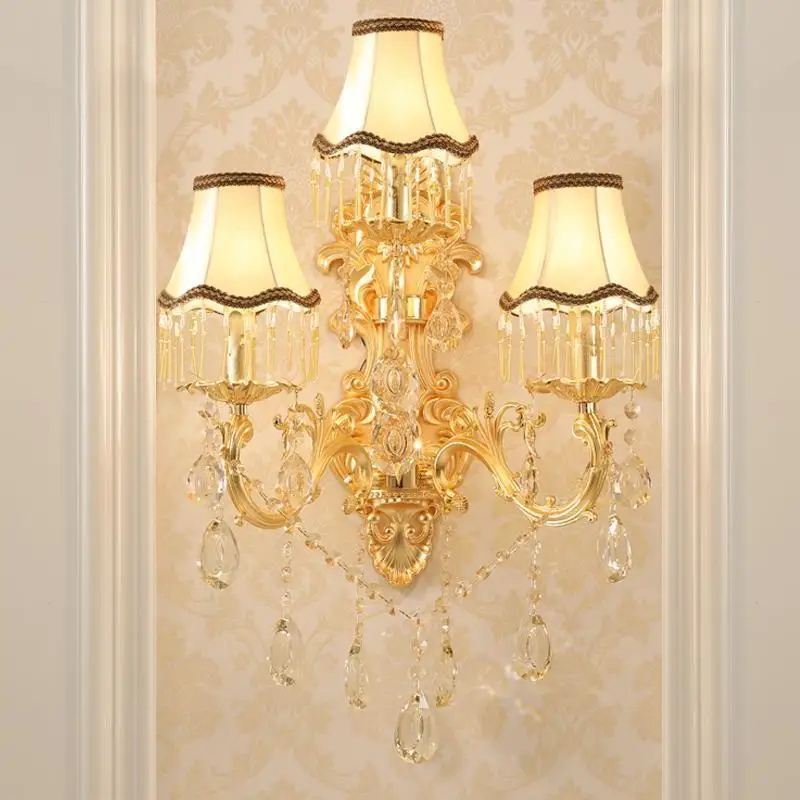 Wandlampen Kinkiety Aplique Luz Wandlamp Lampara De Pared интерьер для дома Хрустальная аппликация Murale