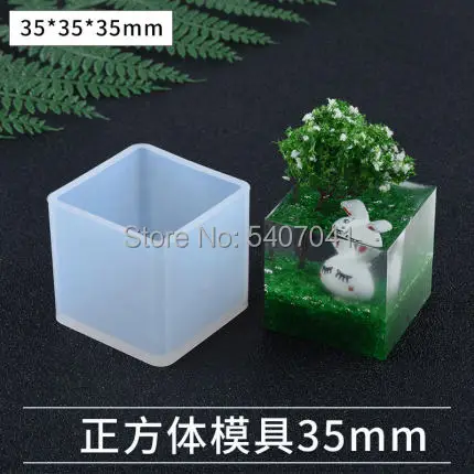 2/3.5/5cm Mountain Shaped Dried Flower Resin Craft Blood Sandalwood Ebony Broken Seal Micro Landscape for Jewelry Decoration | Украшения и