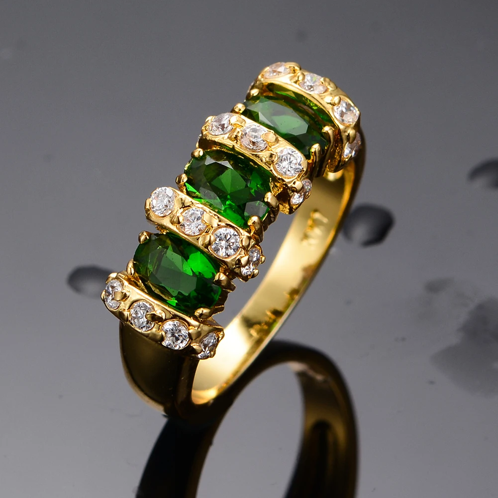 В винтажном стиле Женская обувь с украшением в виде кристаллов кольцо зеленым