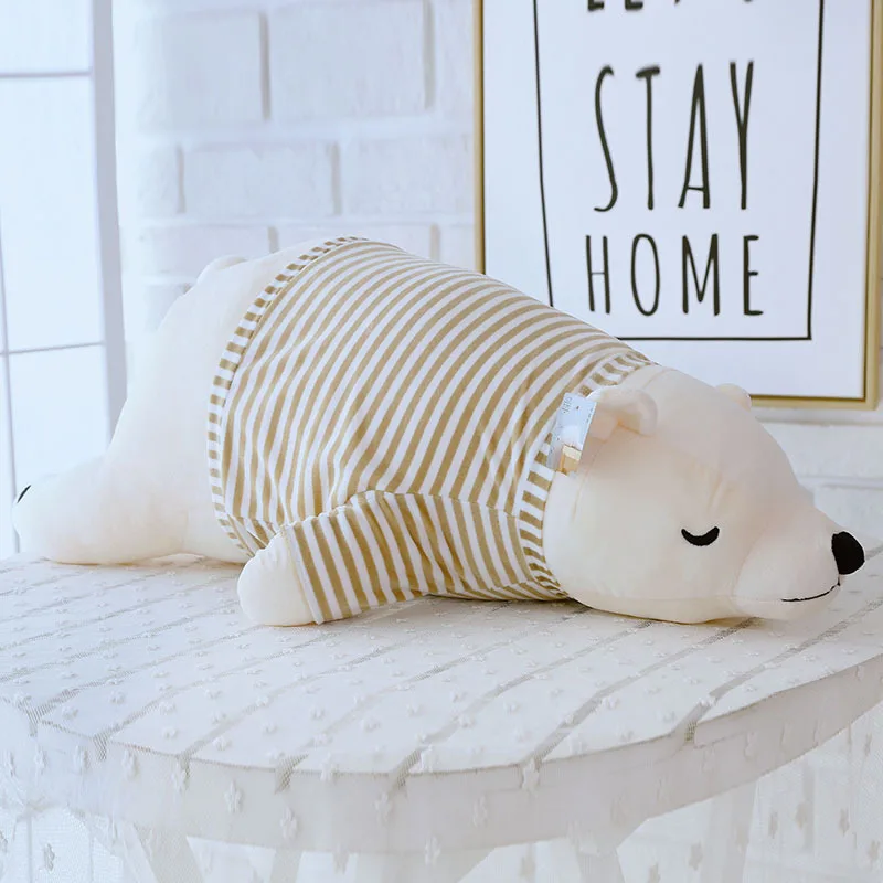 Плюшевая игрушка белого медведя кукла панды спальная подушка для девочки