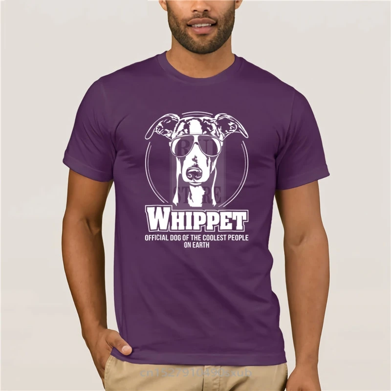 

Cotton fashion 2020 trend T-shirt brand men Funny Cool Whippet Dog Gift Tee Hund tshirt men