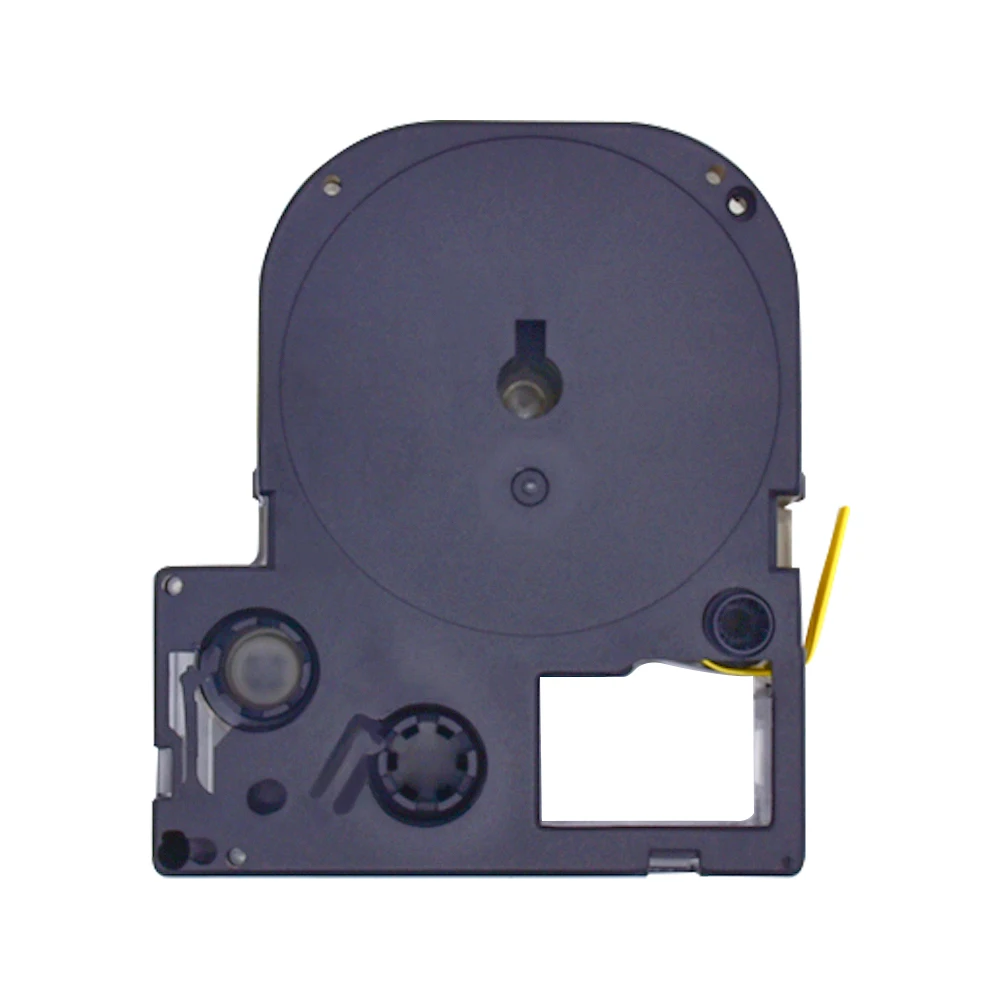 Термоусадочная трубчатая лента SU11Y 11 мм черная на желтом для этикеток