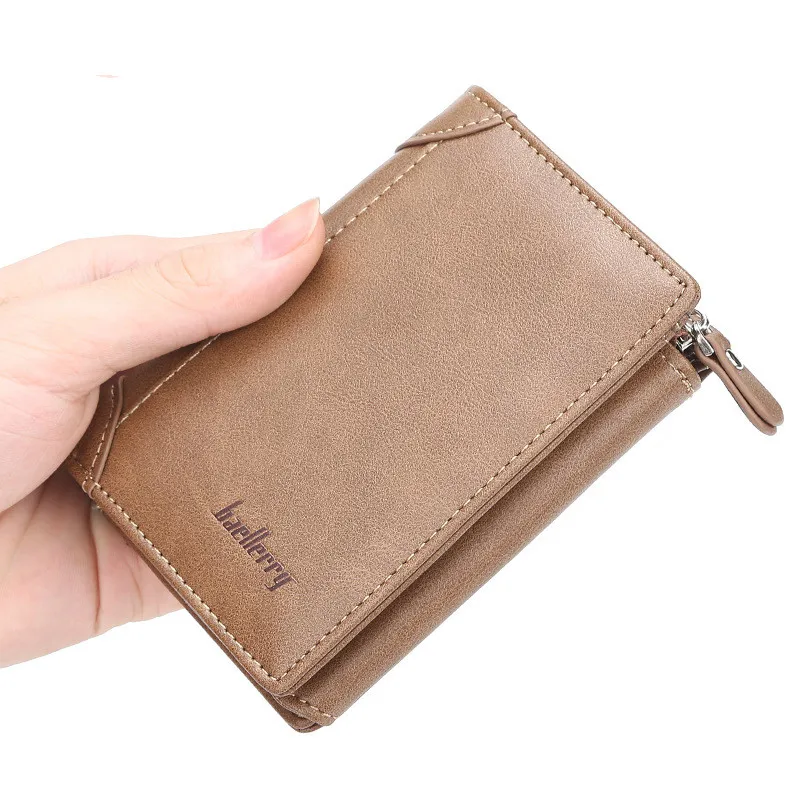 

New men's short wallet vertical multi-card zero wallet
