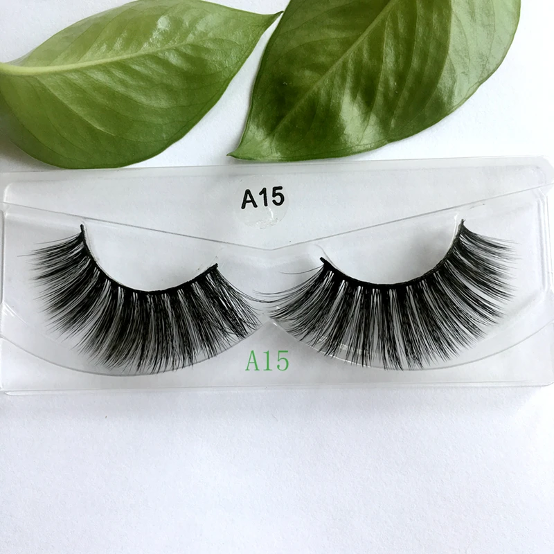 

3D Mink Lashes Natural False Eyelashes Dramatic Volume Wispy Fluffy Long Lashes Eye Makeup