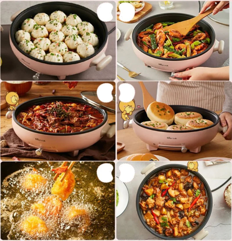 Электрическая кастрюля для торта домашняя сковорода с подогревом блинов