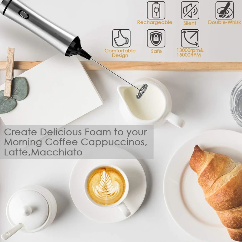 Пенообразователь Перезаряжаемый для молока электрический ручной