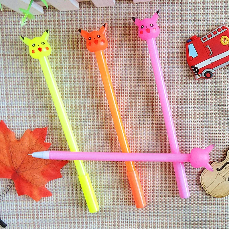 Каваи животное Покемон стираемая ручка 0 38 мм синие чернила Волшебная гелевая для