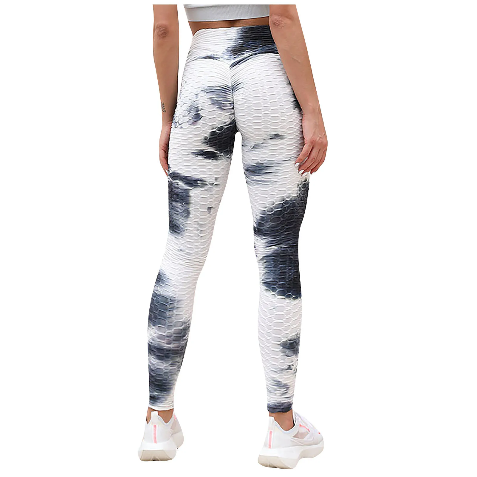 

Female Yoga Pants Fitness Leggings Women's Ink Yoga Tie-Dye Pants Slim And Hip Lifting Exercise Bottom Pants