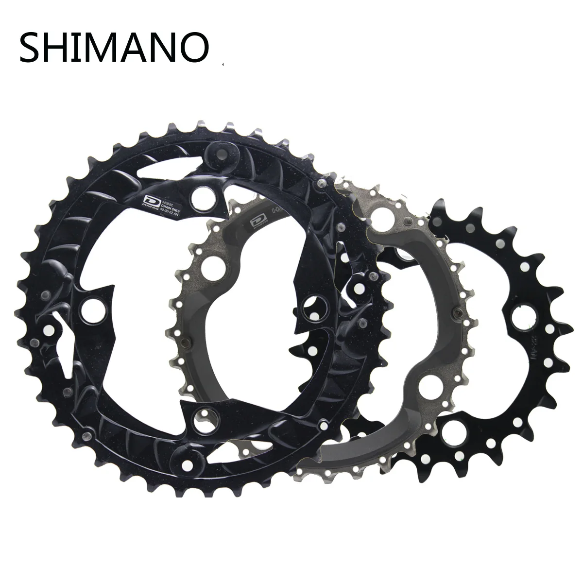 SHIMANO оригинальный DEORE M612 M522 M523 M4050 10-скоростной кривошипный набор 96BCD 64BCD 40T 30T 22 T
