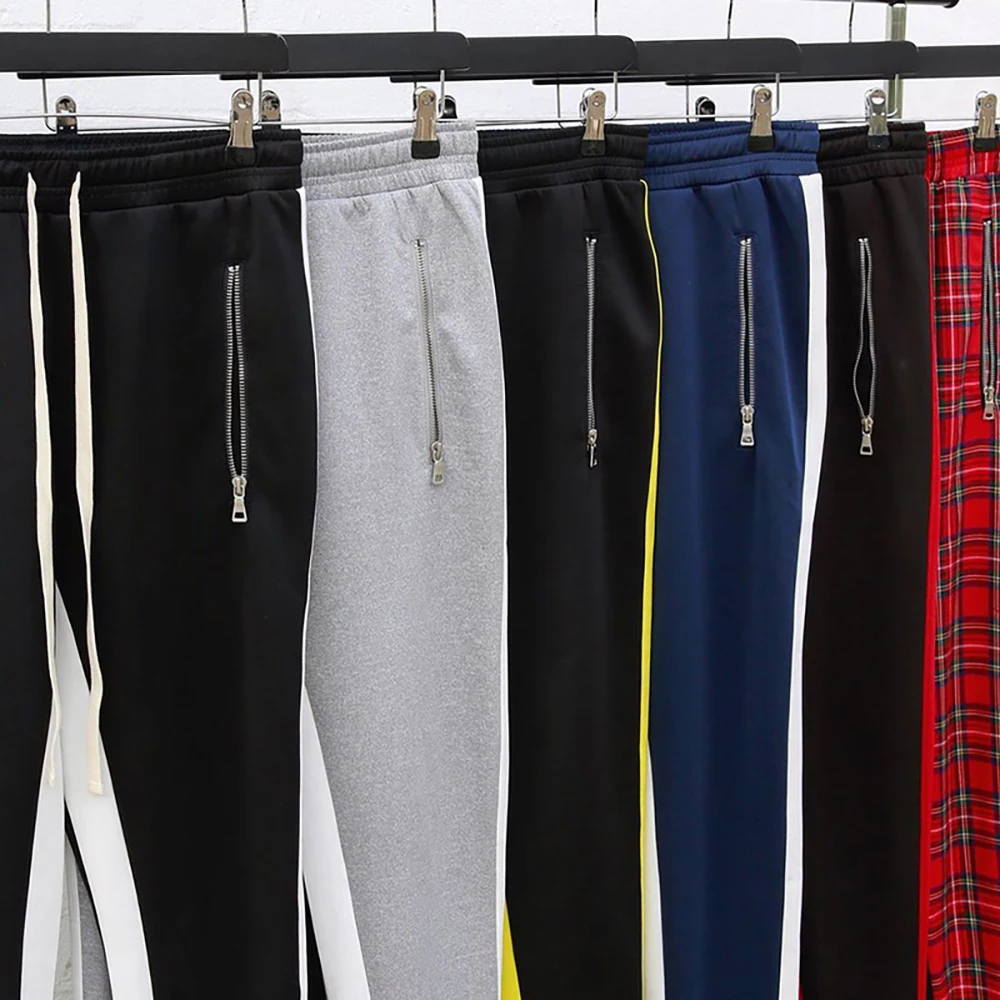 

2021 Joggers Pants Gyms Fitness Sportswear Tracksuit Bottoms Skinny Sweatpants Trousers Male Stripe Jogging Sports Casual Pants