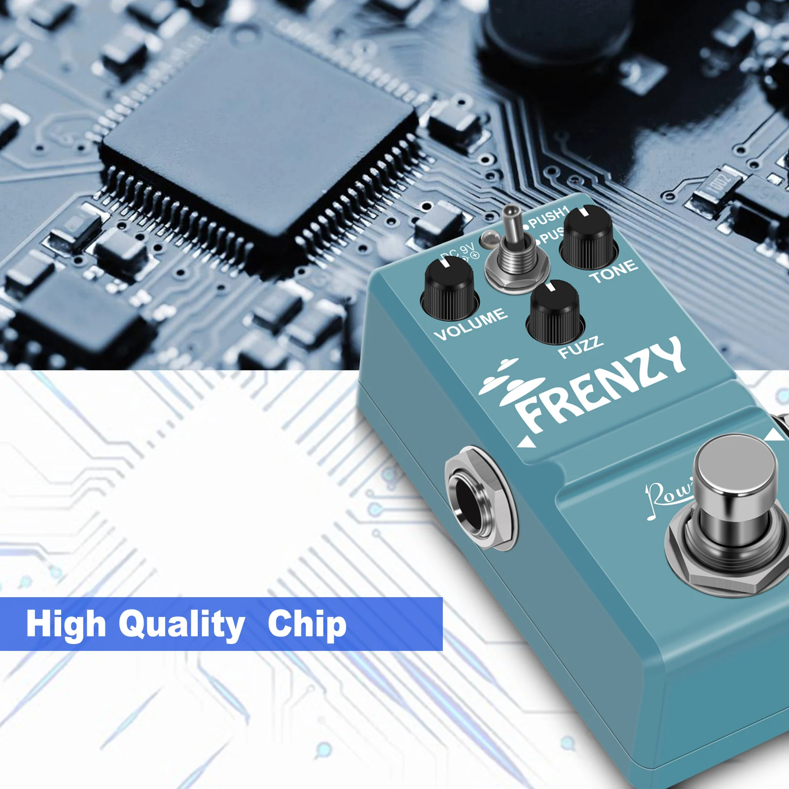 Rowin LN-322 FRENZY педаль для электрической гитары Классический пушистый тон мини