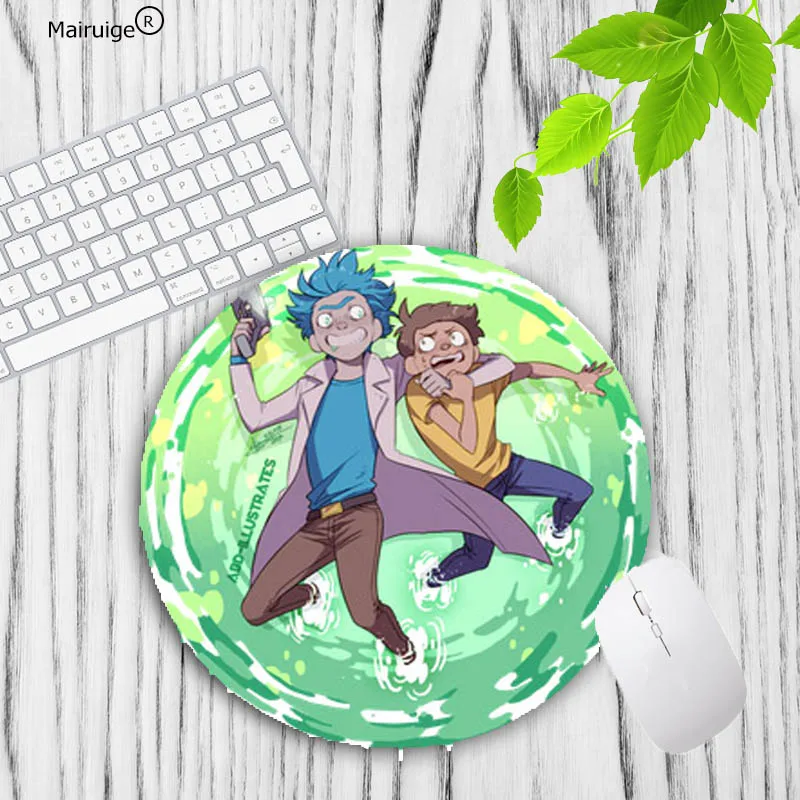 Большой рекламный Нескользящий Резиновый PC смешной Morty Anime коврик для мыши
