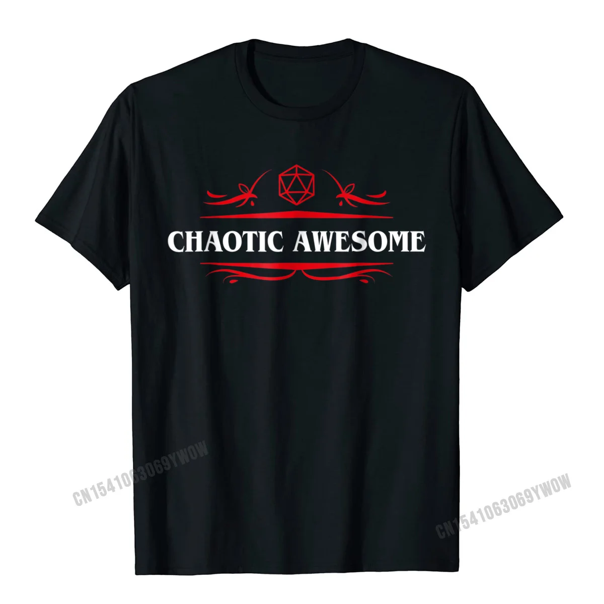 

Nerdy Chaotic Awesome Alignment Polyhedral Dice Set T-Shirt Camisas Men Family Top T-Shirts Cotton Tops T Shirt For Men Crazy