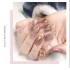 3D наклейки для ногтей, креативные модные бронзовые переводки, кружевные аксессуары для дизайна ногтей, декоративные инструменты для ногтей