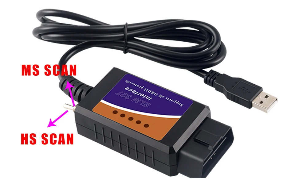 ELM327 usb FTDI чип с переключателем кодов для F0.rd HS CAN и MS CAN автомобильный диагностический кабель лучше, чем elm327 v2.1
