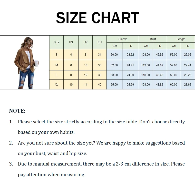 

Solid Color Cardigan New Large Lapel Short Jacket Women's Autumn Winter Casual Open Stitch Suede Long Sleeve Jacket Coat Women