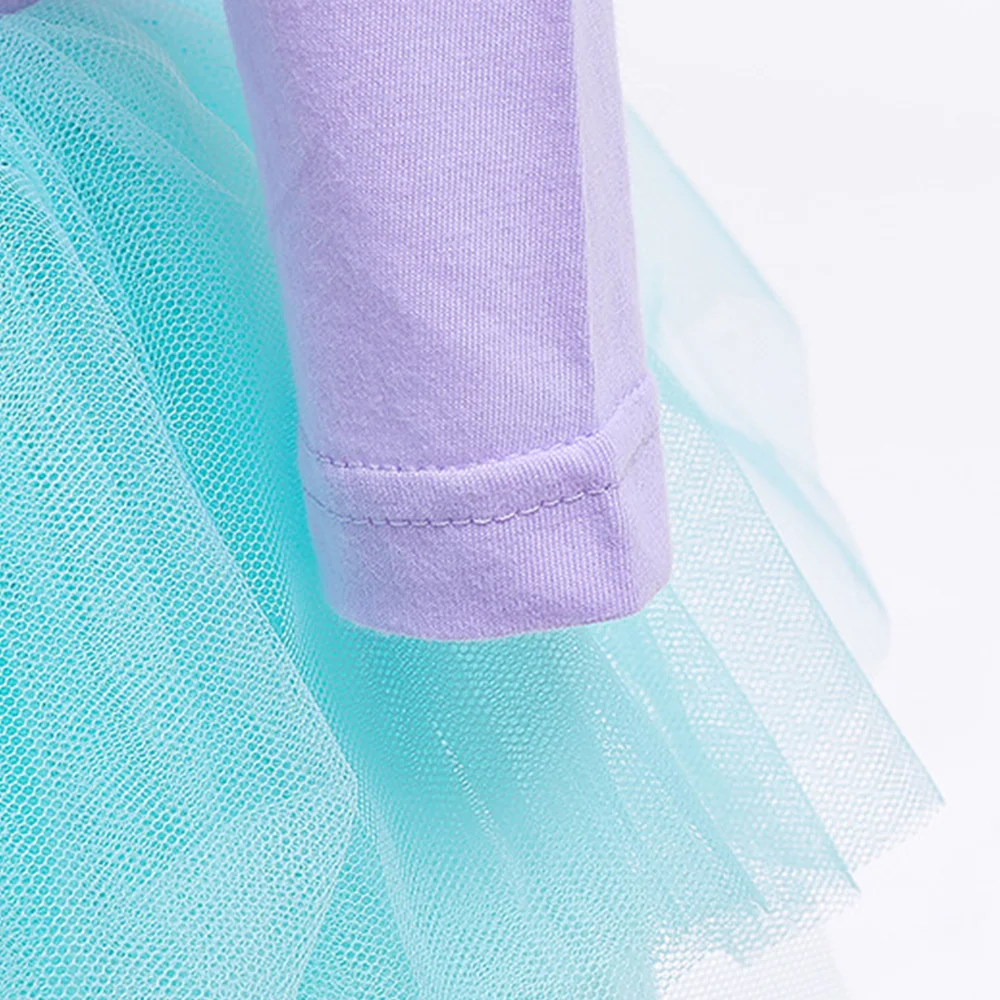 AmzBarley Русалочка для маленьких девочек костюм принцессы в стиле Ариель Платье на