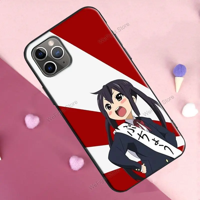 Чехол Nakano Azusa для iPhone 12 13 mini 11 14 Pro Max XR X XS 6S 7 8 Plus SE 2020.